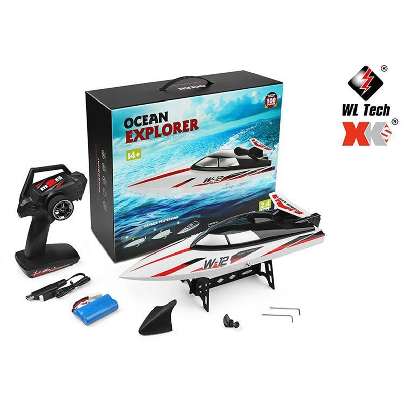 

WLtoys 2.4G RC Racing Boat 35KM/H High Speed RC Boat Toys Capsize Protection Remote Control Toy Boats WL912-A RC Boat Kids Gift