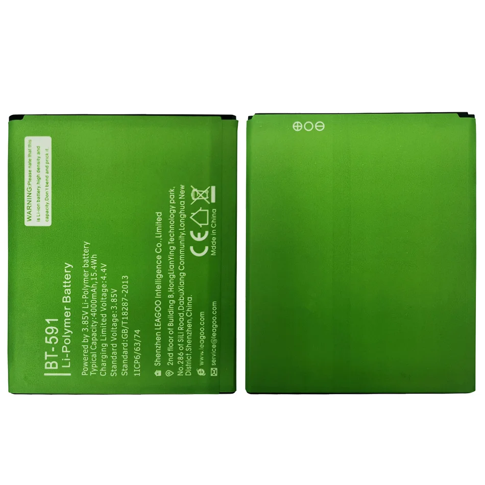 

Мобильный телефон аккумулятор BT-591 4000mAh для LEAGOO KIICAA POWER