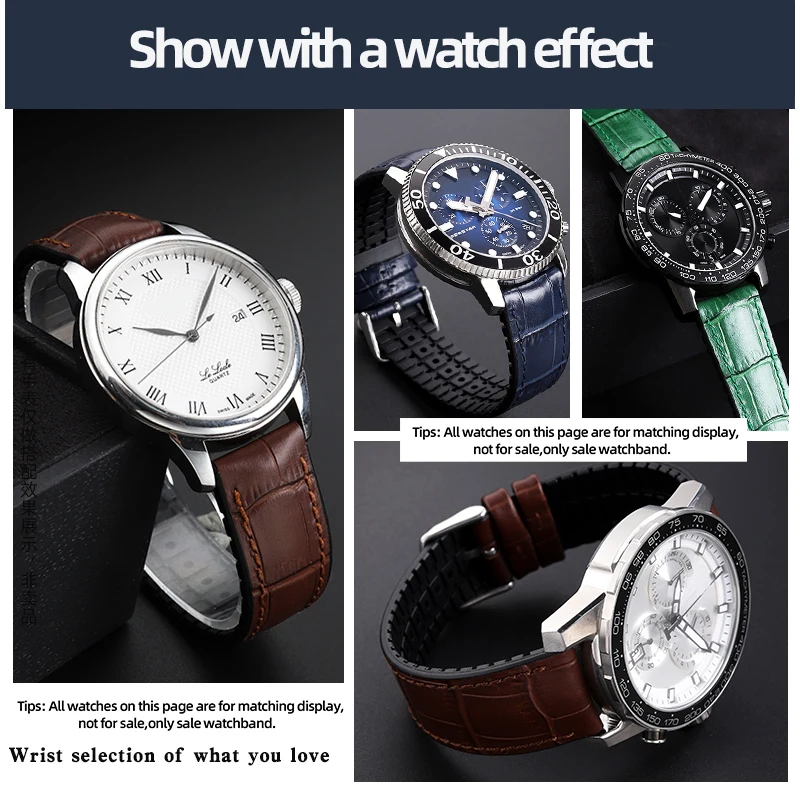 Ремешок из натуральной кожи для Tissot 1853 T41 Black Knight T116617 T125617 мужской