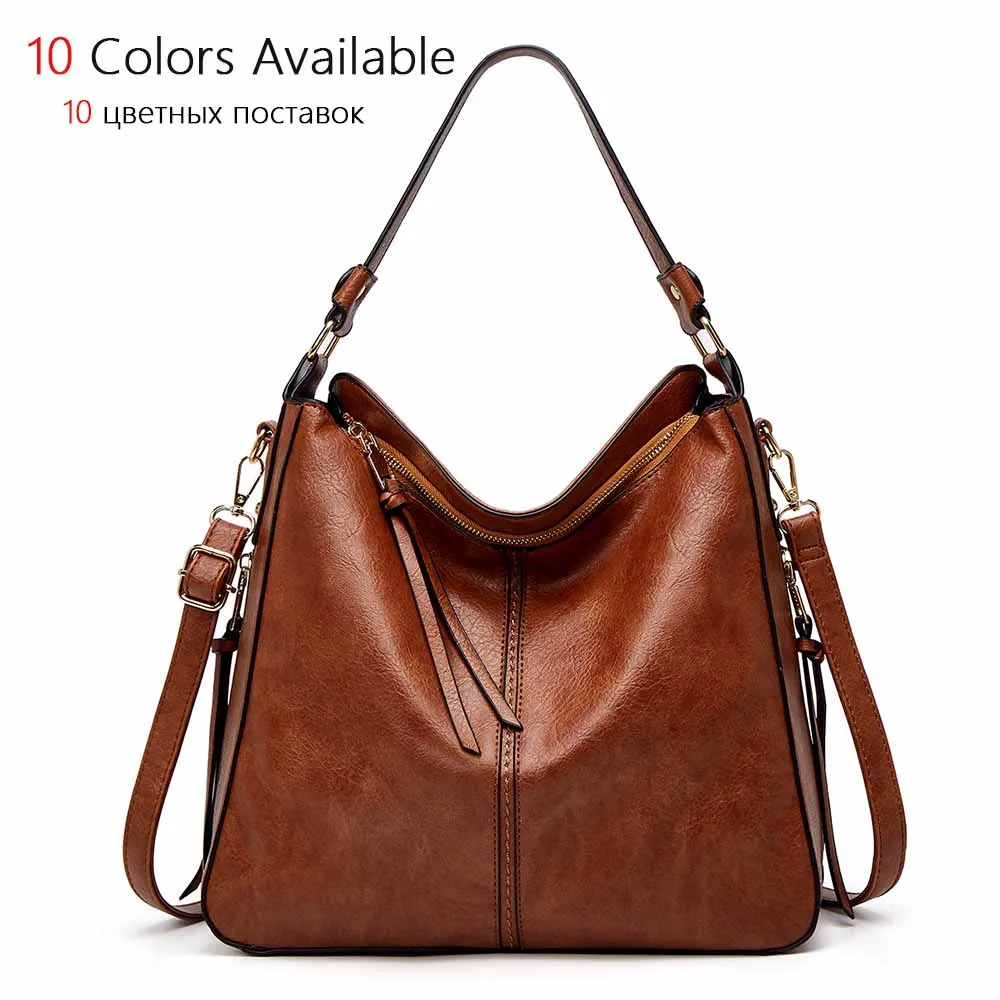 

Brand Luxury Handbag for Women Casual Tote Soft PU Leather Minimalism Ladies Hand Bag Roomy Shopper Bag Vintage Sac 2022 New