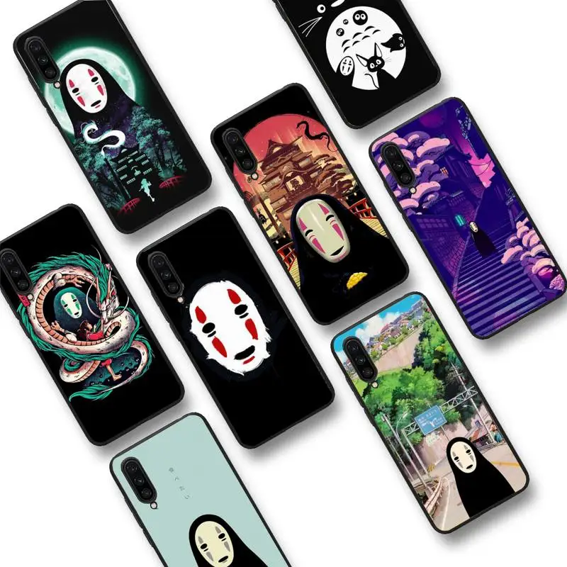 

Japan Anime Cartoon Ghibli Kaonashi Phone Case For Xiaomi mi9 mi8 F1 9SE 10lite note10lite Mi8lite Coque for xiaomi mi5x