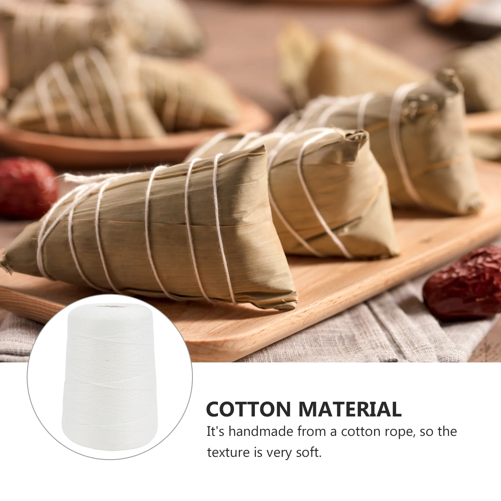 Сетка для мясного шпагата сетка мяса веревка белого ветчины шнур связывания Zongzi