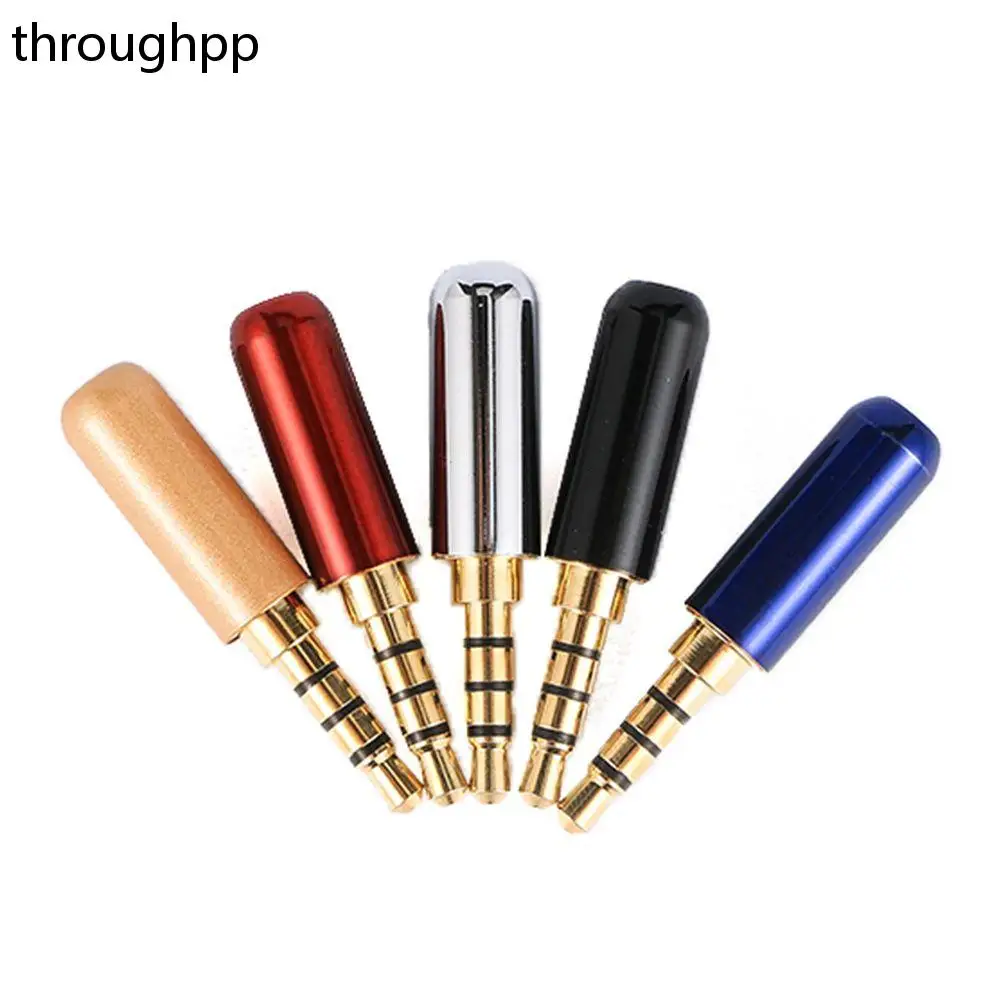 Штекерные разъемы 3 5 мм медная паяльная вилка Аудиоразъемы для аудиоколонок