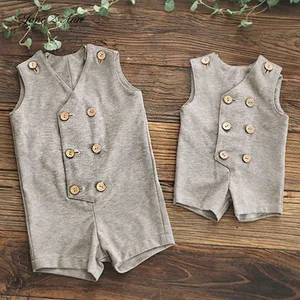 Jane Z Annкомбинезон для маленького джентльмена с двойной грудью + шапка для новорожденного1 год, студийная одежда для фотосессии одежда для брата