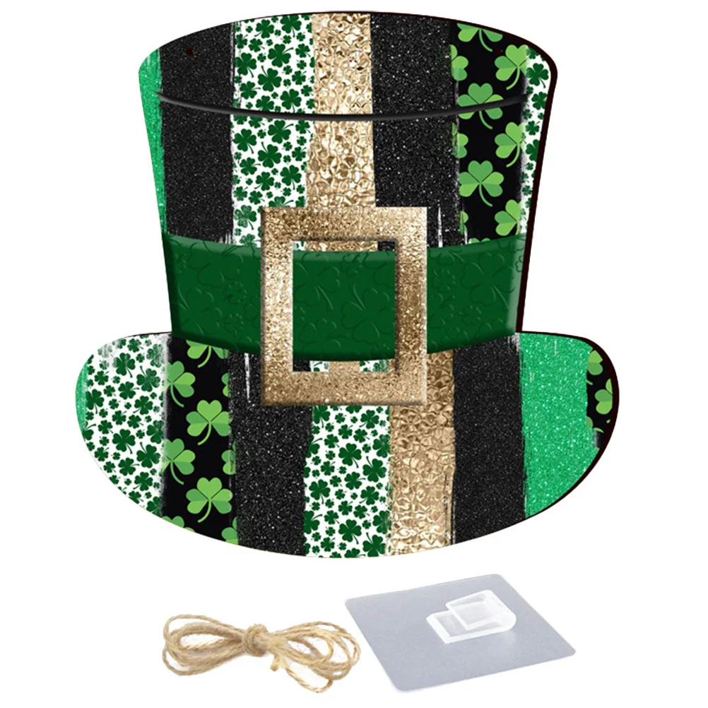 

Hat Shape St Patrick Door Sign St Patrick Welcome Sign St Patrick Porch Sign Wood Sign Front Door Wood Sign St Patrick Wood Sign