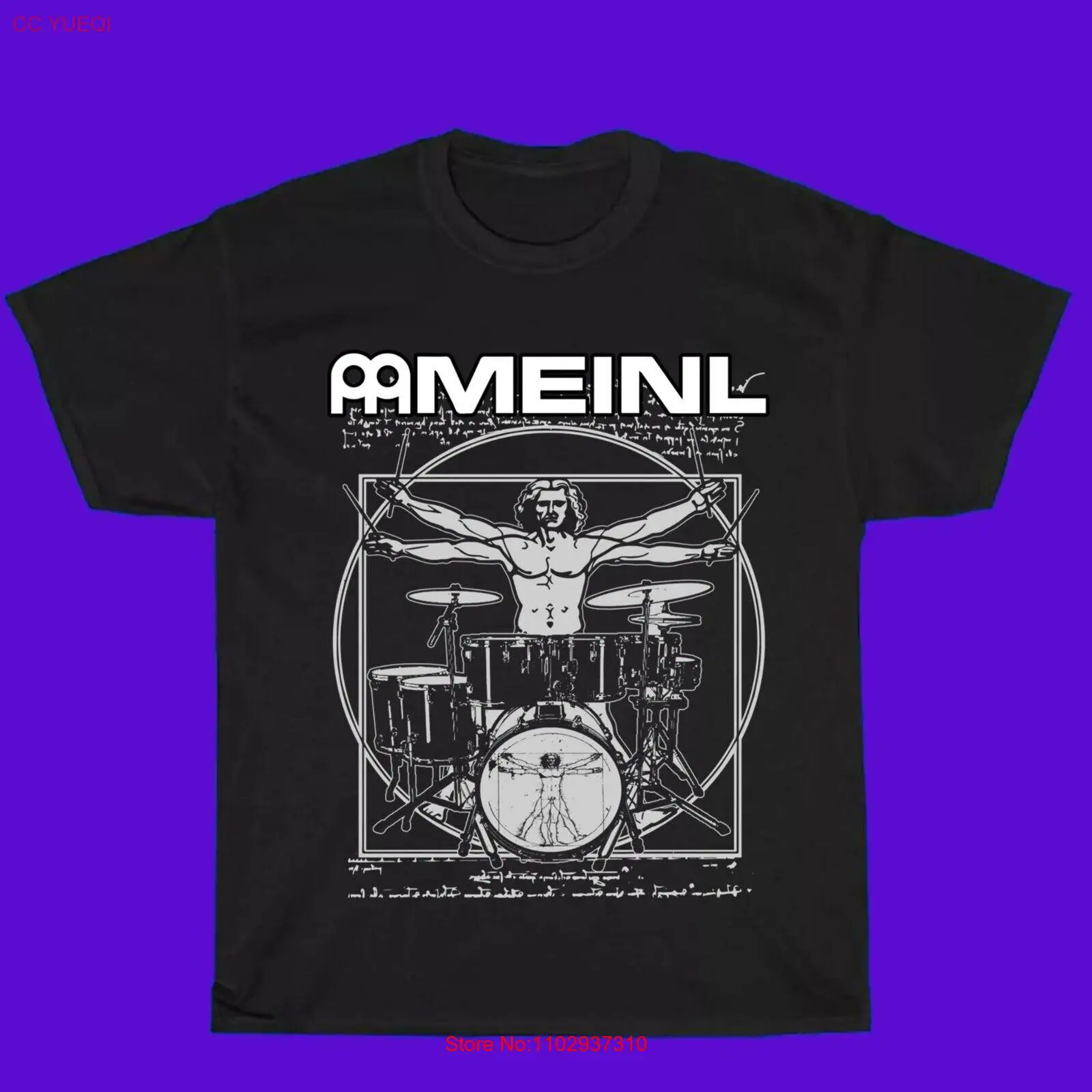 NWT 6677909-Meinl тарелки классическая ретро-арт футболка Размер S-5XL