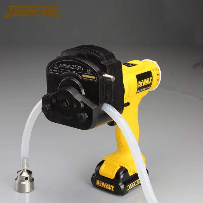 

JIHPUMP Peristaltic Pump Auto Handle Portable Depth Sampling Sampler P220V Hand Manual Peristaltic Pump for Groundwater Sampling