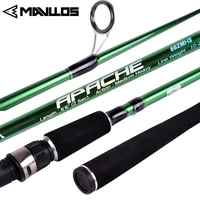 apache 1 98m 66 carbon fishing spinning rod 2 section mh power lure weight 10 30g fast action surf saltwater fishing rod pole