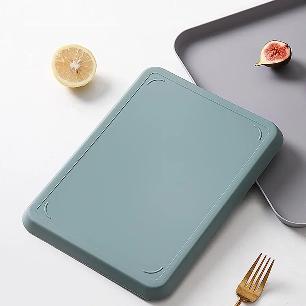 

Nordic Simple Rectangular Fruit Dessert Plastic Storage Tray Kitchen Supplies