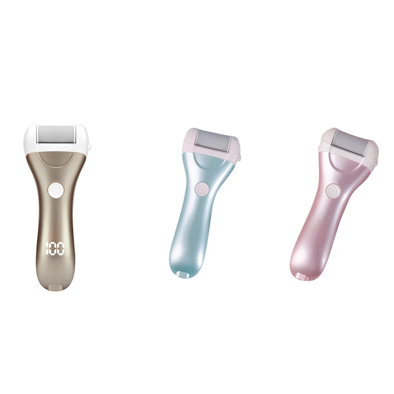 

Электрическая пилка для ног, шлифовальный инструмент для педикюра и пяток с зарядкой, профессиональный инструмент для ухода за ногами, сред...