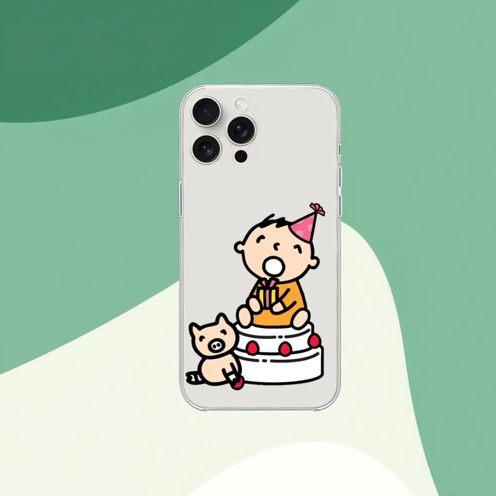 Чехол для телефона MINISO m-minna no t-tabo прозрачный чехол iPhone 13 14 12 11 Max Plus Pro Mini Shell