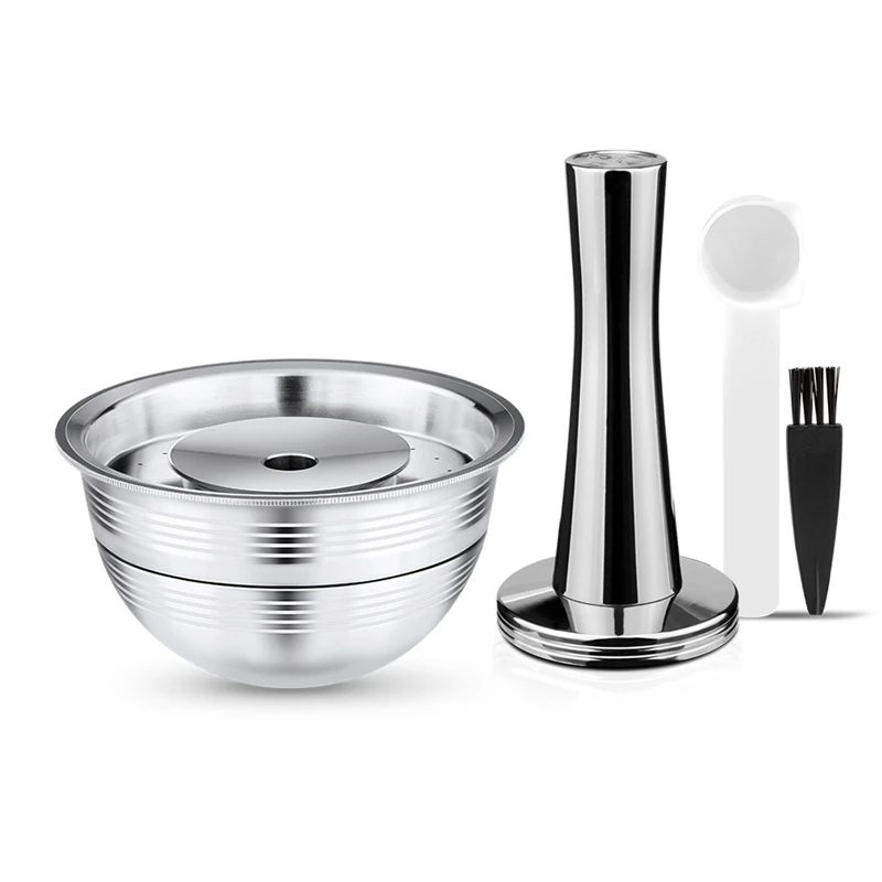

Фильтры для кофе Nespresso Vertuoline Next & Delonghi Plus ENV135 многоразовые капсулы для кофе из нержавеющей стали