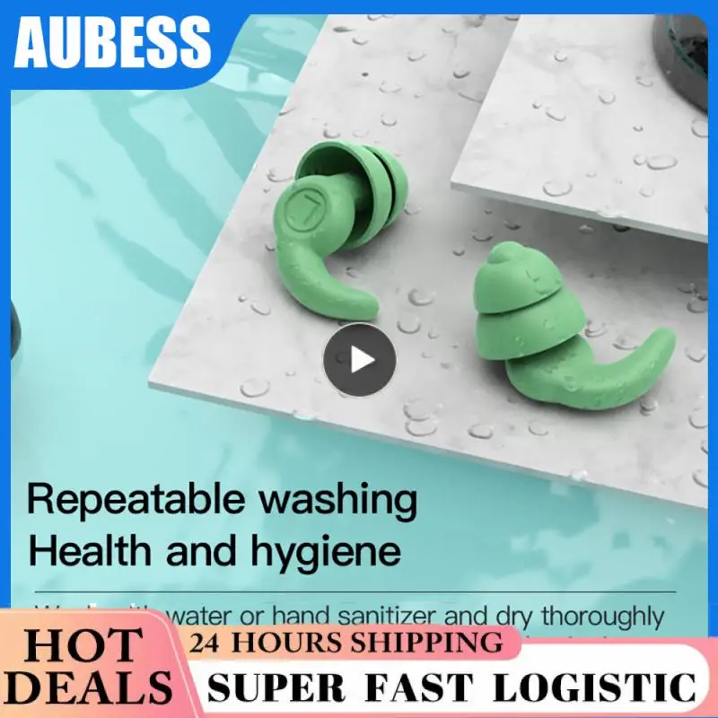 

Sports Earplugs Dust Proof Silicone Ear Plugs Waterproof Swimming Swimming Accessories Diving Accessories
