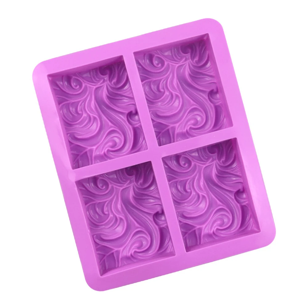 

Purple 4 Continuous Wave Spray DIY Manual Silicone Mold Making Soap Mold High Temperature Resistant, Easy To Clean And Non Stick