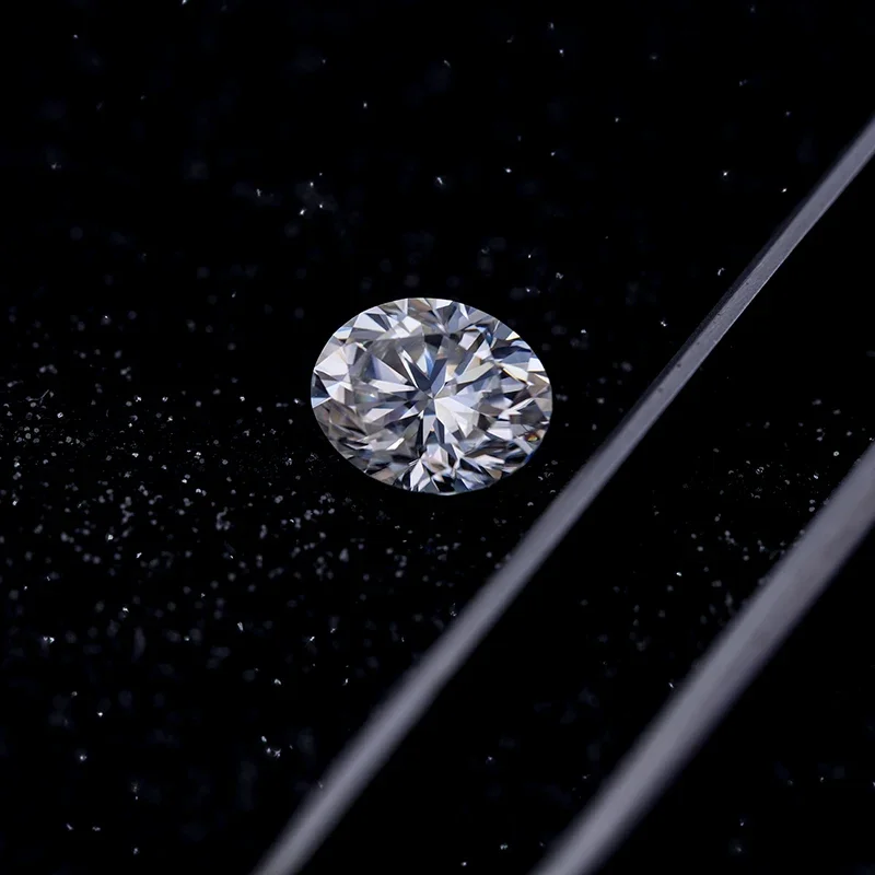 Овальная форма бриллиантовой огранки 2x3 мм-10x15 мм DEF белого цвета VVS Clarity свободный