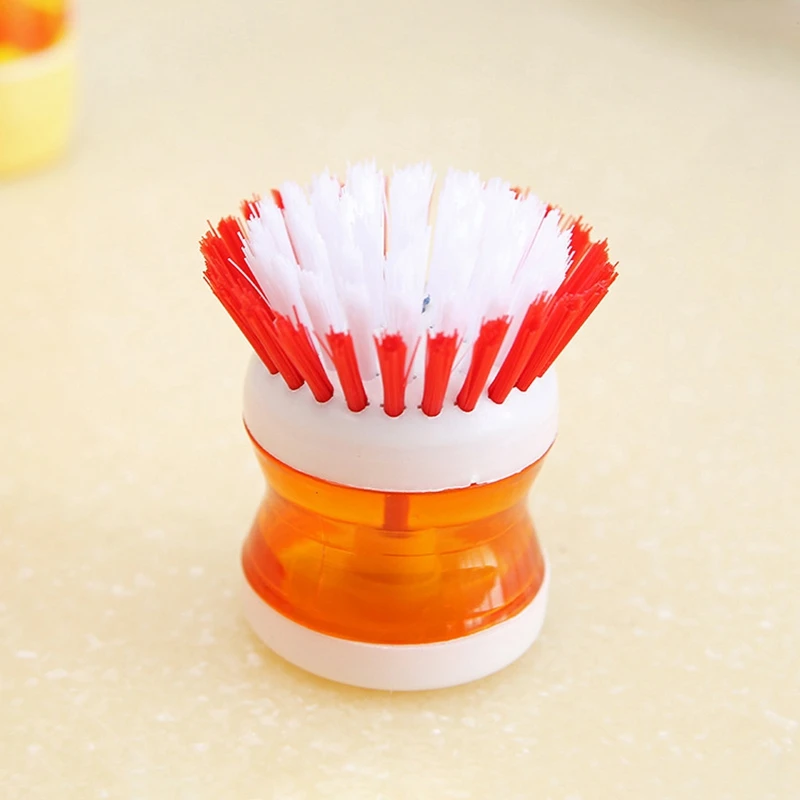 Кухонная щетка для мытья посуды скраба щетки с пузырьками и дозатором мыла