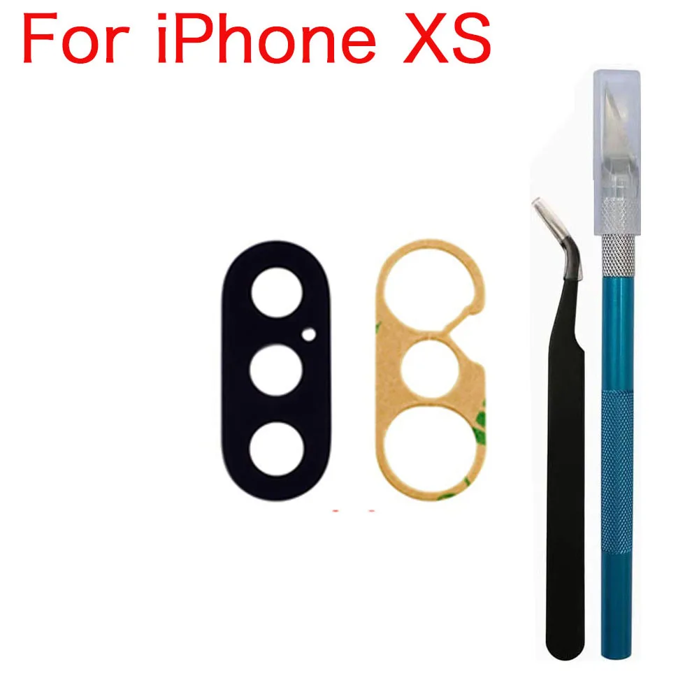 Фото Замена стекла объектива задней камеры для iPhone 14 15 Plus X XR XS 11 12 13 Mini Pro Max с наклейкой 3 м и инструментами для ремонта №5