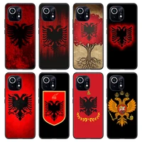 albanien flagge eagle case for xiaomi mi poco x3 f3 m3 11 ultra 11t 11i 11lite redmi note 10 pro note10 5g k40 cover