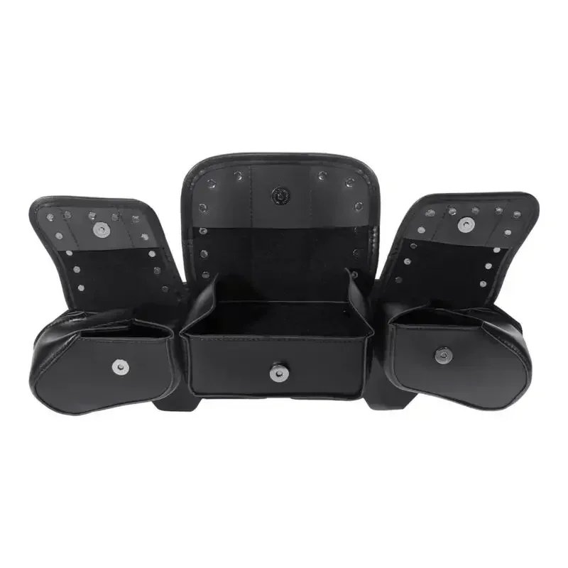 Сумки для лобового стекла Тройная сумка 3 Pocket Harley Touring Electra Steet Glide FLHT FLHX FLHTK 1996-2013