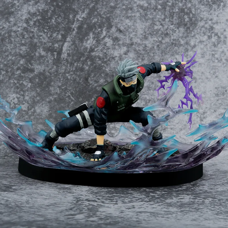 

16CM NEW Naruto GK Figure Shippuden Raikiri Hatake Kakashi Action Figure PVC Model Statue Collectible Toys doll Kids Gift