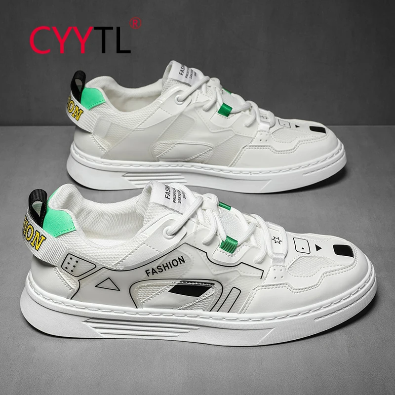 

CYYTL 2022 Designer Men's Shoes Slip on Mesh Breathable Sneakers Graffiti Pattern Sports Running Skateboard Casual Tennis