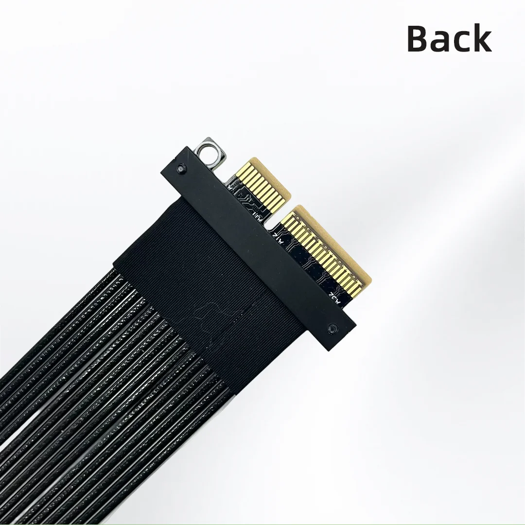 Фото Кабель-удлинитель ADT-Link PCIe 5.0 X4-X1 для видеокарт, адаптер-райзер, поддержка сетевых карт, SSD-накопителей, USB-карт расширения №3