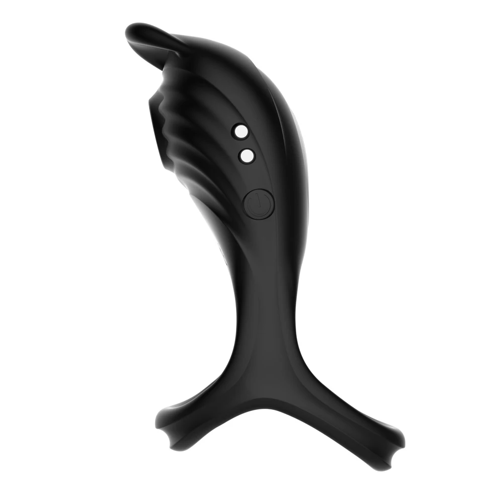 Вибрирующий черный 5 Вибрационный присасывающий пенис секс-игрушки кольцо для