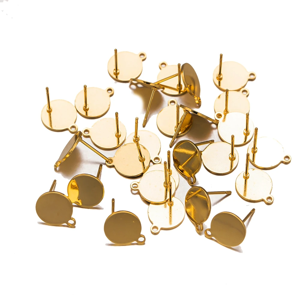 Серьги из нержавеющей стали дизайн петли для ювелирных изделий ручной работы 8 мм