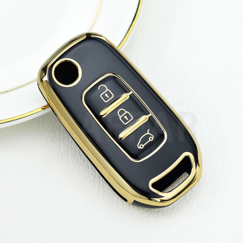 

Чехол для автомобильного ключа из ТПУ с 3 кнопками для Renault Duster, Megane, Duster, Sandero, Kangdoo, Captur, мягкий чехол для автомобиля