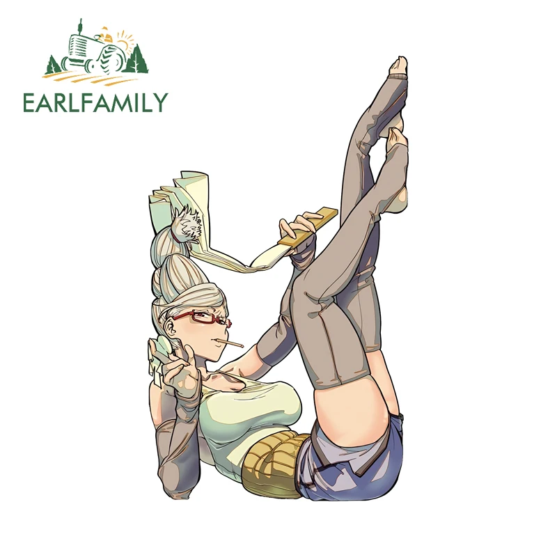 

EARLFAMILY Aoyase Seiko лежащие автомобильные наклейки JDM личность аниме багажник солнцезащитная наклейка устойчивая к царапинам ноутбук автомобильные аксессуары