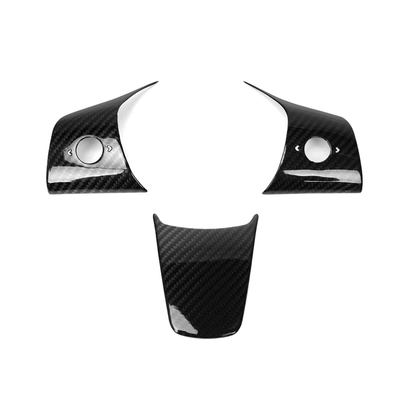 

Wholesale Custom Dry Carbon Fiber Steering Wheel Cover Trim For Tesl-a Model 3 Model Y 2017 2018 2019 2020