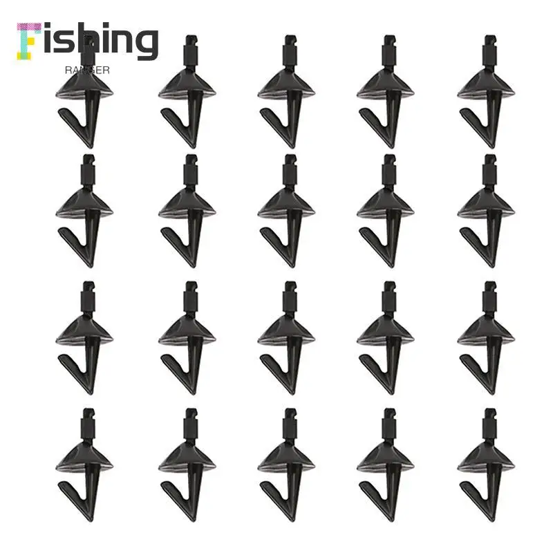 

20pcs Impact Bait Shields Sea Fishing Rig Bait Holder Clip Fishing Tools