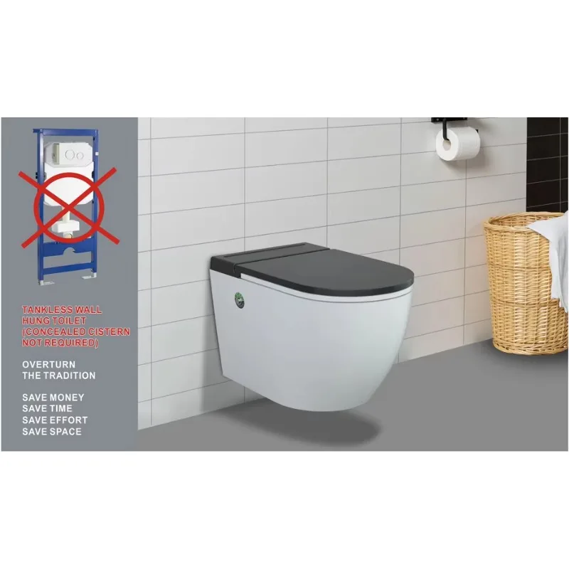 Высококачественная керамическая ванная комната скрытый бачок не требующий