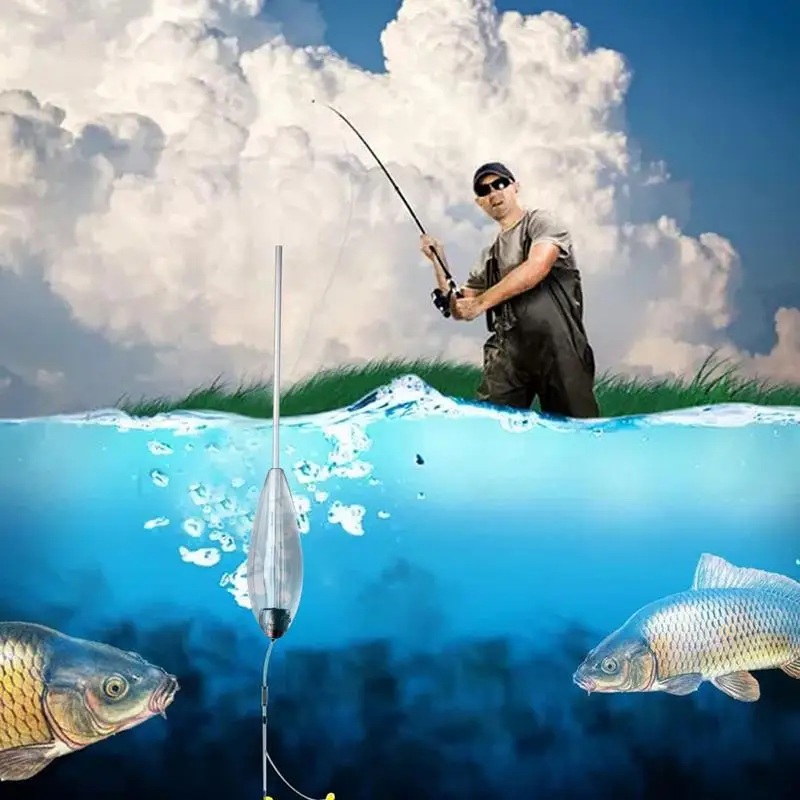 Плавающие поплавки для рыбалки 5 шт. высокопрозрачные свинцовые Утяжеленные