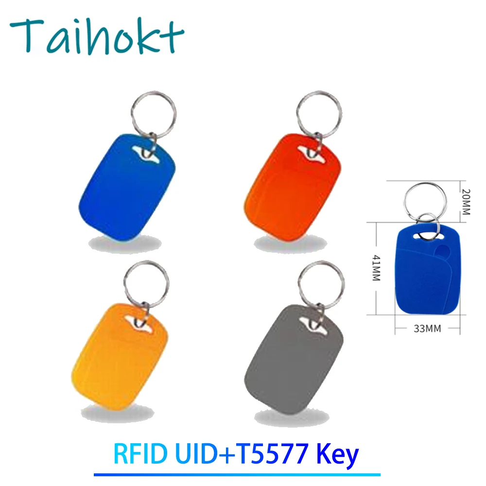 

Брелок для ключей Rfid T5577 с двумя чипами, 125 кГц, 5/10 шт.