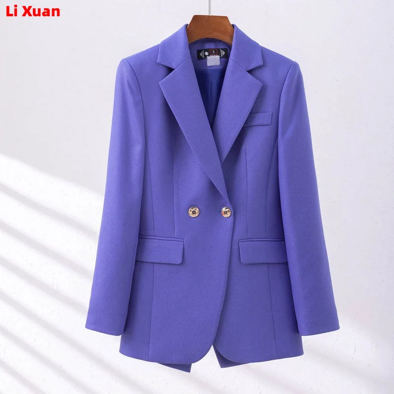 High Quality Autumn Winter Formal Ladies Blazer Women Business Suits with Sets Work Wear Office Uniform 4XL Size Pants Jacket