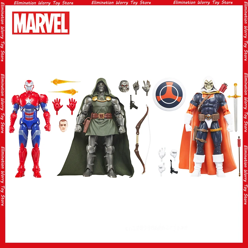 6 &quotMarvel Legends 85th Anniversary Эксклюзивная фигурка Taskmaster Iron Patroit Doctor Doom 3 упаковки