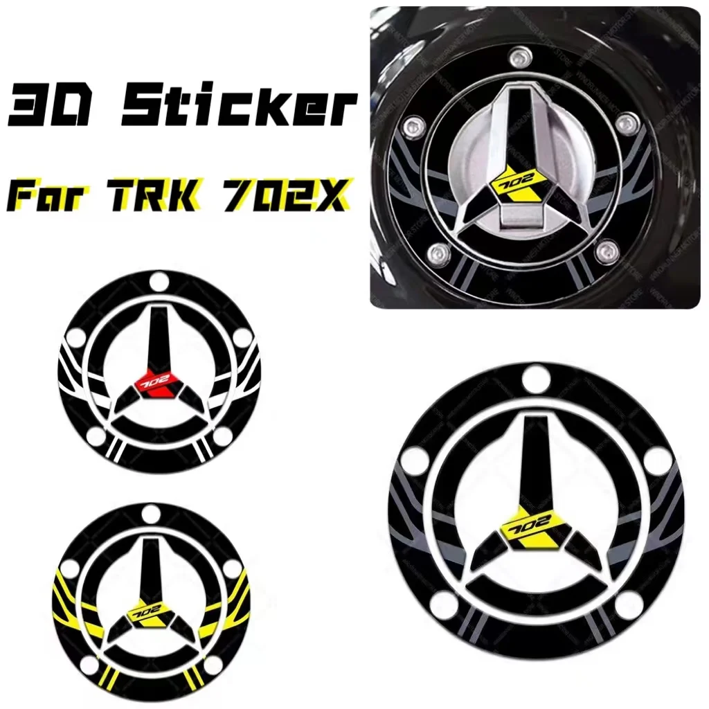 Для TRK 702X TRK702X аксессуары для мотоциклов водостойкая защитная наклейка на бак 3D из