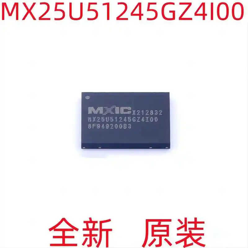 Чип интегральной схемы MX25U51245GZ4I00 WSON8, фирменная оригинальная упаковка IC FLASH 512 Мбит SPI/QUAD 8wson