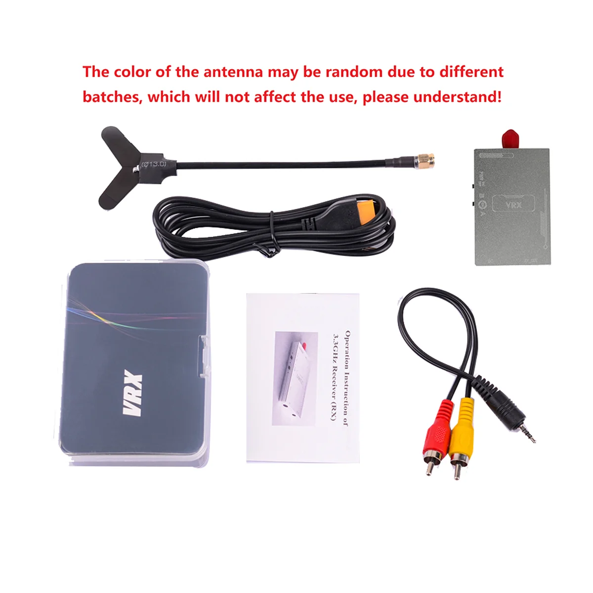 Видеоприемник 3 3G VRX FPV 16CH DC 7-36V для RC Racing Drone