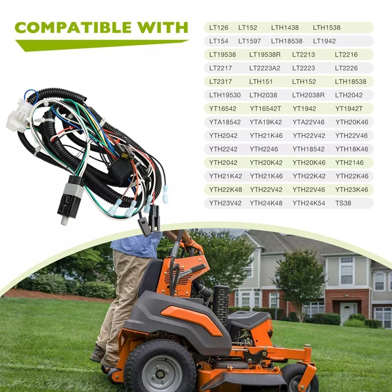 532401104 Жгут проводов зажигания газонокосилки для Husqvarna 2748GLS GTH 2648 3052TF LGT 2654 83451501