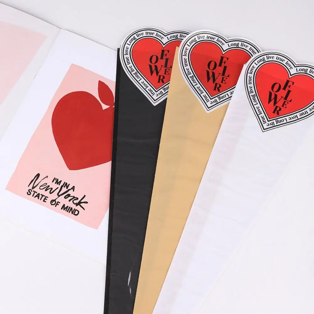 Прозрачные цветочные пакеты из крафт-бумаги 20 шт.