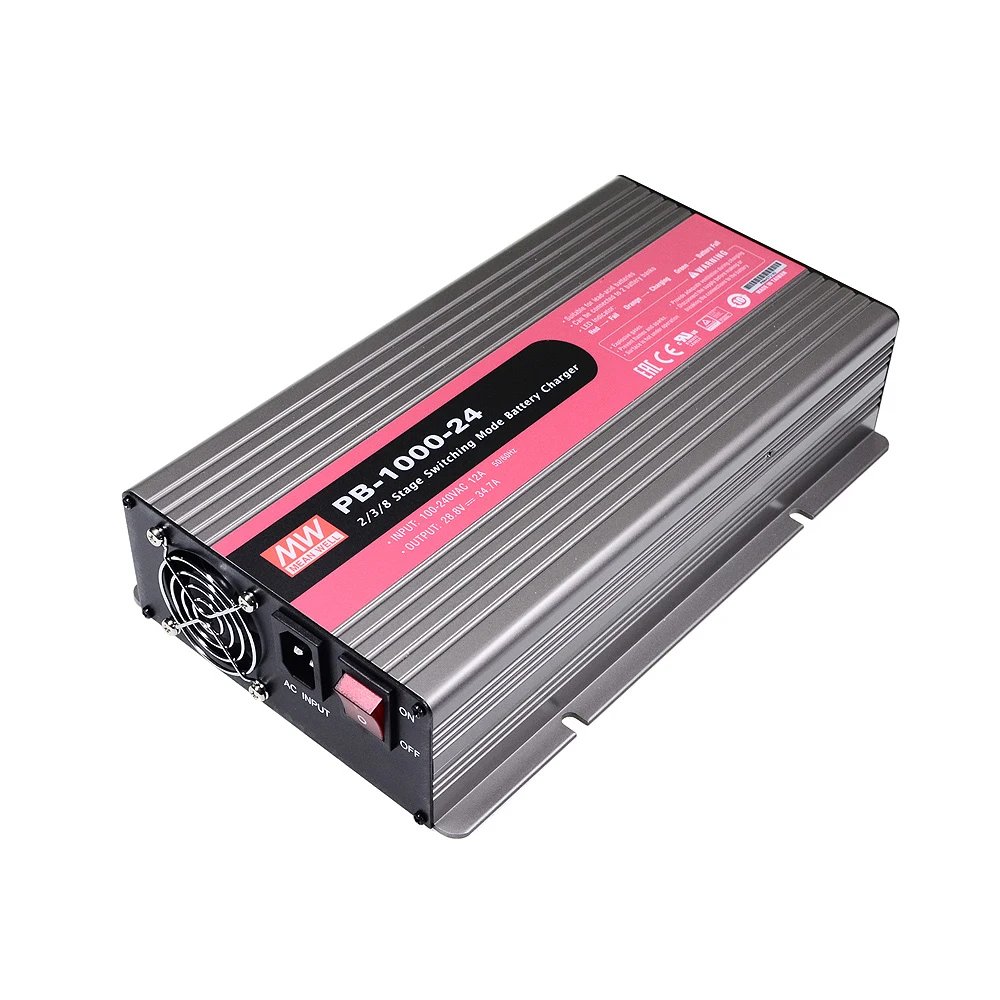 

Meanwell PB-1000-48 1000W 48V Intelligent Single Output Battery Charger