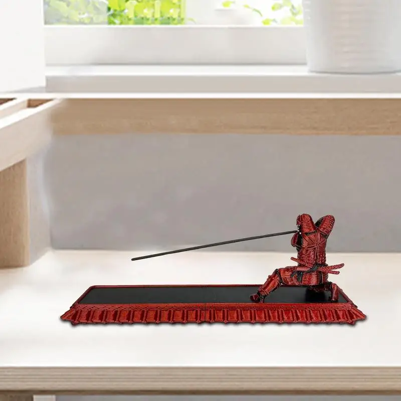 Держатель для благовоний воина курильница медитации статуя декор японский воин