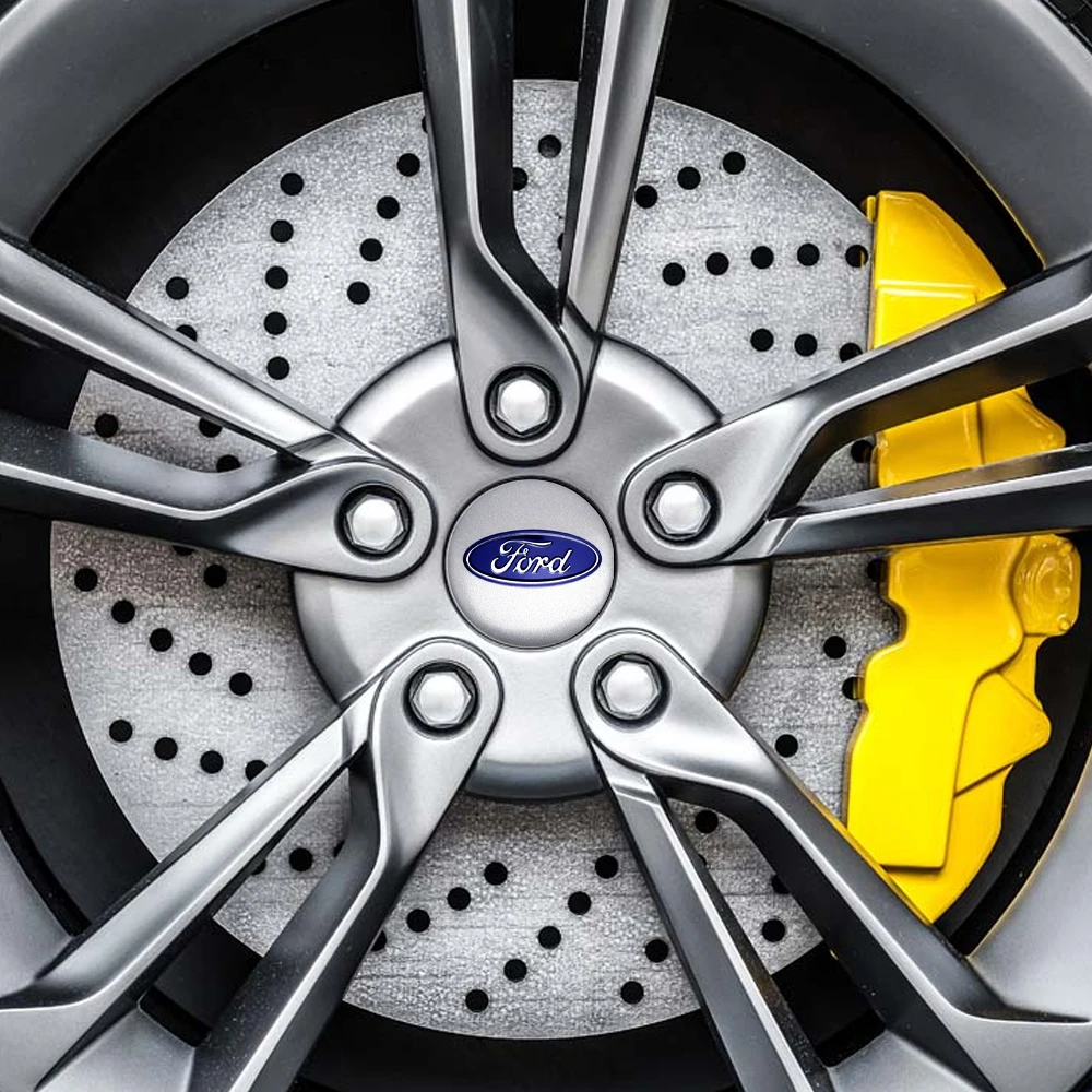 Фото Для Ford Ranger, Focus, Kuga, Mustang ST, Transit, Mondeo, Foose: 4 шт. 56 мм наклейки-эмблемы на центральные колпачки колес, аксессуары для стайлинга автомобиля №4