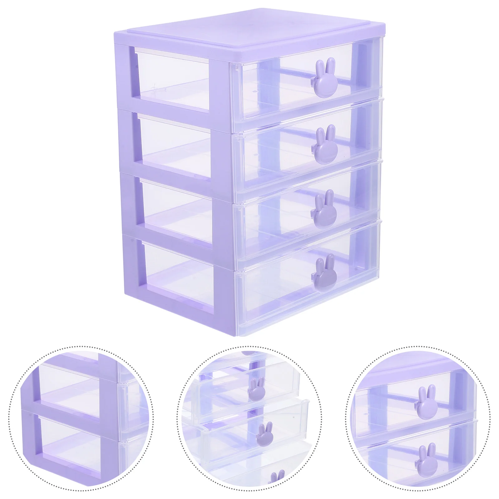 

Plastic Drawers Container Office Storage Lockers Pp Makeup Organizer Box