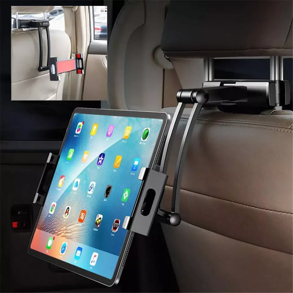 

Universal Car Rear Pillow Holder Stand for Ipad 7-13' Tablet 360 Rotation Bracket Back Seat Car Mount Handrest Soporte Table