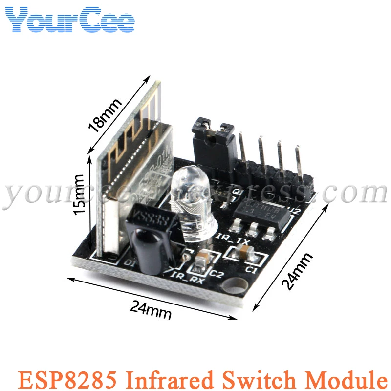 ESP8285 IR Infrared Transceiver Wifi Wireless Module Remote Control Switch Development Learning Board ESP-01M