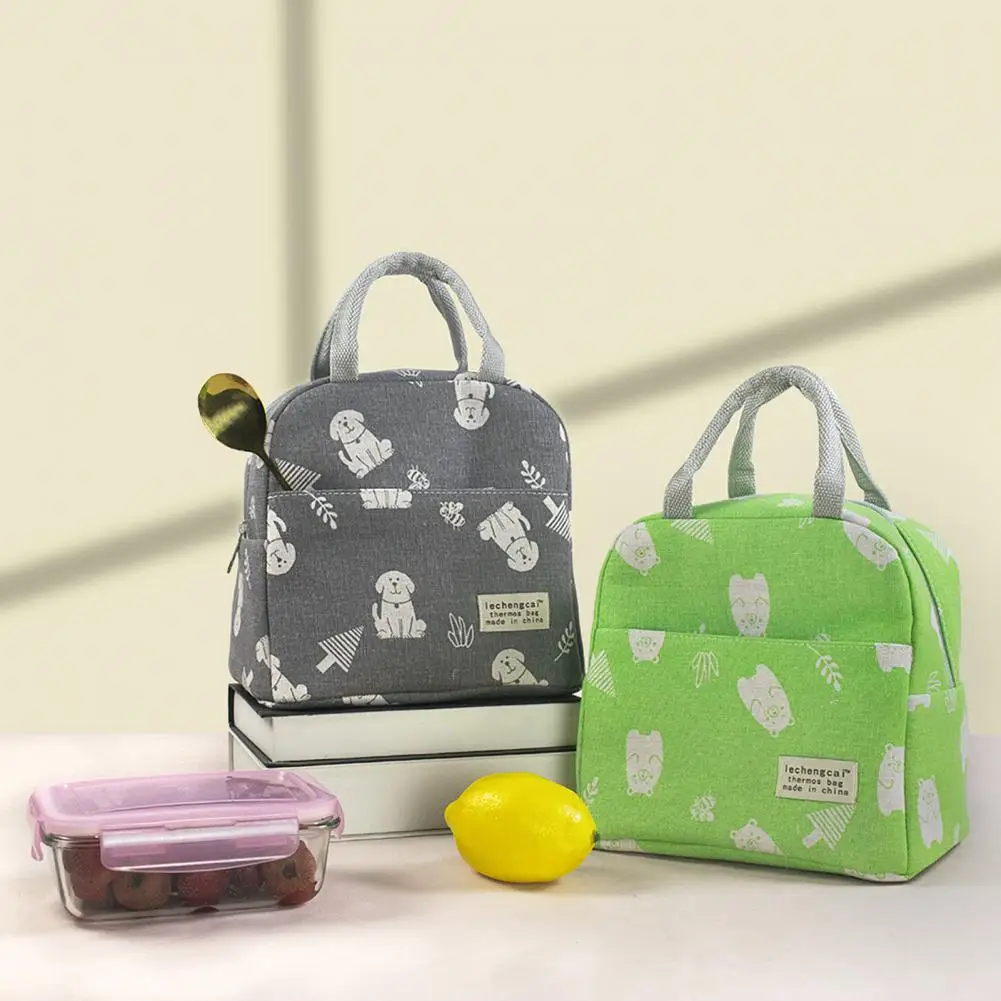 

Thermal Bag Portable Handle Zipper Closure Cold Insulation Outdoor Heat Preservation High Capacity Back Pocket Picnic Supply