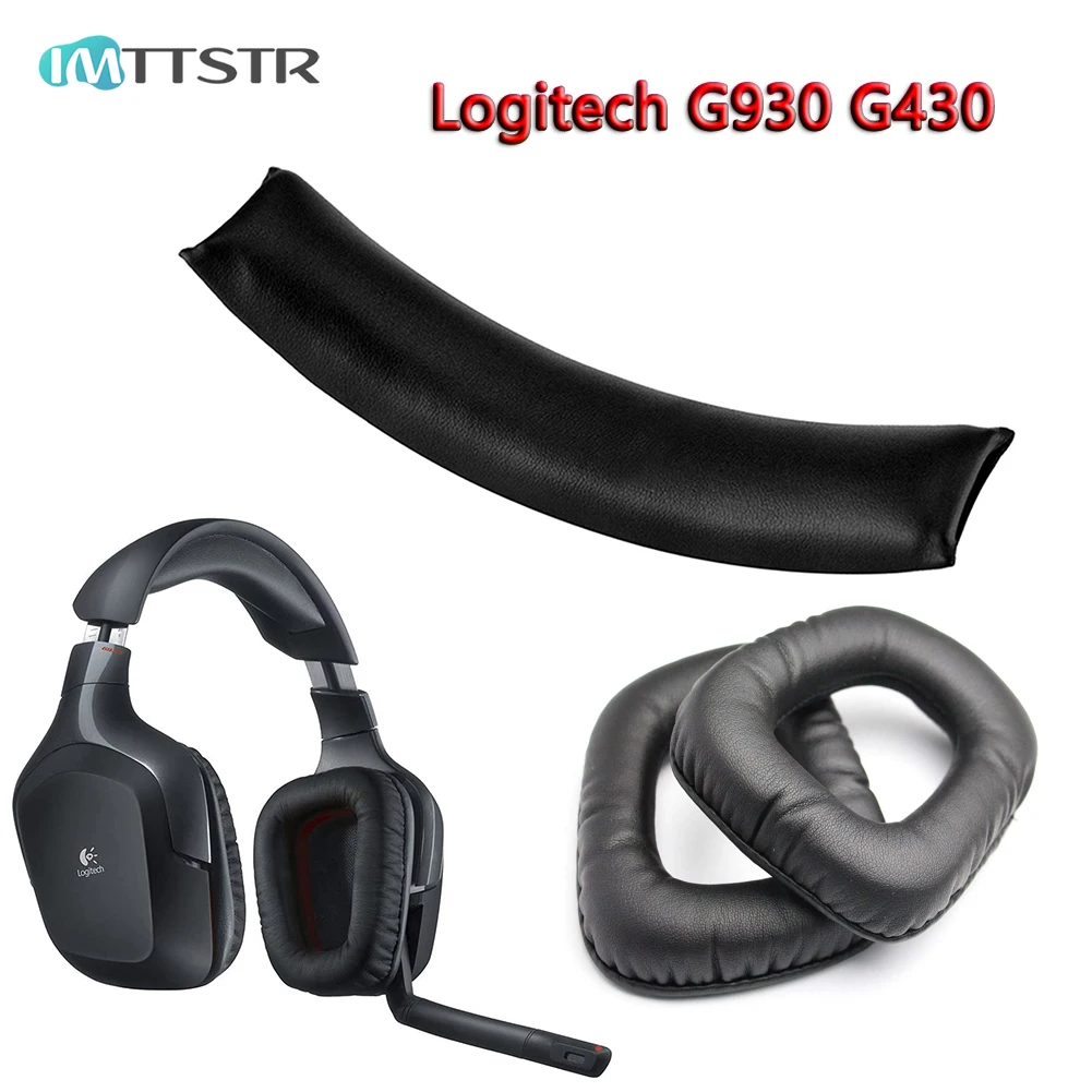 

Earpads for Logitech G930 G430 Headset Replacement Ear Cushions Memory Foam Headphone Pad Ear Covers Case